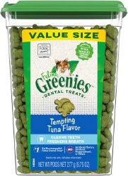 Greenies Feline Dental Treats Tuna, Cat Treat, 9.75oz