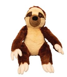 Snugarooz Sasha The Brown Sloth Plush Dog Toy 11 inch