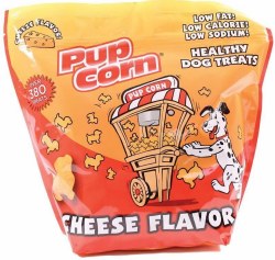 Pupcorn Plus Chicken Cheddar Cheese, Dog Treats, 14.5oz