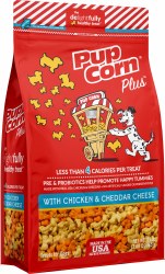 Pupcorn Plus Chicken Cheddar Cheese, Dog Treats, 24.5oz