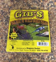 Gibs Premium Wild Bird Food 33lb