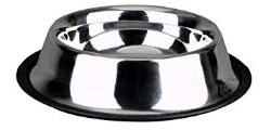 Advance Pet Non Skid Stainless Steel Dish, Dog Bowls, 16oz