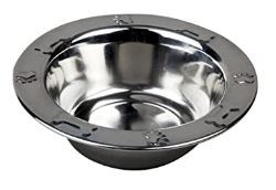 Advance Pet Embosed Stainlees Steel Dish 1Qt