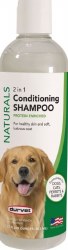 Durvet Naturals 2 in 1 Conditioning Shampoo for Dogs, Cats, Ferrets, and Rabbits, 17oz