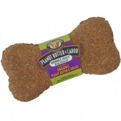 Natures Animals Gourmet Organic Peanut Butter and Carob Dog Biscuit Single 4.5 Inch