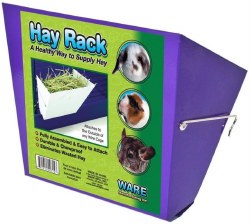 Ware Metal Hay Rack Small Animal Feeder, Assorted Colors