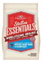 Stella's Essentials Wild Caught Whitefish and Salmon with Ancient Grains, Dry Dog Food, 25lb