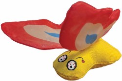 Yeowww! Butterfly, Cat Toy, Red