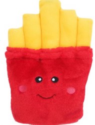 Zippy Paws Nomnomz Fries, Red Yellow, Dog Toys, Medium