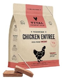 Vital Essentials Chicken Frozen Patty, 6lbs