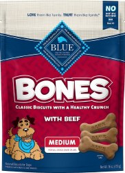 Blue Buffalo Bone Beef Biscuit Dog Medium, 16oz