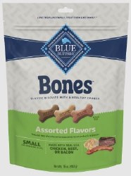 Blue Buffalo Bone Assorted Flavor Dog Biscuits Small, 16oz