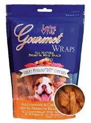 Loving Pets Gourmet Sweet Potato & Chicken Wraps Dog Treats 8oz
