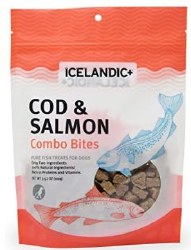 Icelandic Cod Salmon Bite, Grain Free, 3oz