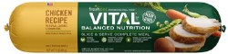 Freshpet Vital Roll Balanced Nutrition Chicken Recipe for Dogs, 1lb