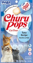 Inaba Churu Pops Cat Treats, Tuna, .54oz, 4 Count