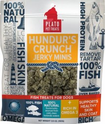 Plato Hundur's Crunch Jerky Minis Dog Treats 3.5oz