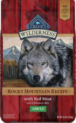 Blue Buffalo Wilderness Rocky Mountain Recipe with Red Meat Grain Free Dry Dog Food 22 lbs