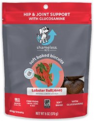 Shameless Pets Lobster Roll Over, Dog Treats, 6oz