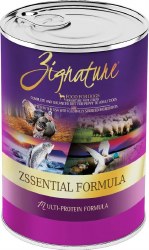 Zignature Zssentials with Turkey, Lamb, Duck, and Salmon Limited Ingredient Formula Canned, Wet Dog Food, 13oz