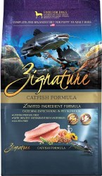 Zignature Limited Ingredient Formula Catfish and Peas Recipe Grain Free Dry Dog Food 4 lbs