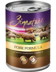 Zignature Pork Limited Ingredient Formula Canned Wet Dog Food, case of 12, 13oz Cans