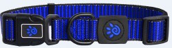 1 inch x 18-27 inch Martini Bean Nylon Collar Blue