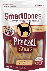 SmartBones Pretzel Sticks 8ct
