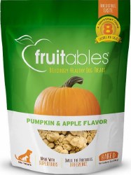 Fruitables Pumpkin and Apple Baked, Dog Treats, 7oz