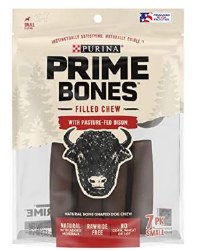 Purina Prime Bone Bison Chew, 11.2oz