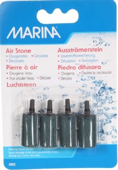 Marina Air Stone Cylinder, 1.5 inch, 4 pack
