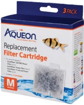 Aqueon Replacement Filter Cartridges, Medium, 3 count