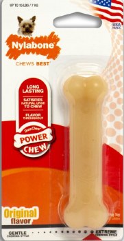 Nylabone Power Chew Original Bone Nylon Dog Chew Toy, Petite, Dog Dental Health