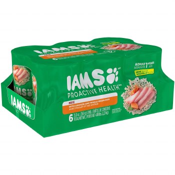 IAMS ProActive Chicken Rice Dog Food, case of 6, 13oz Cans