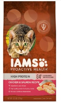 IAMS ProActive Health High Protein Adult Formula with Chicken and Salmon Dry Cat Food 6lb