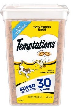 Whiskas Temptations Tasty Chicken Flavor Cat Treats 30oz