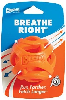 ChuckIt Breathe Right Fetch Ball, Large, 2 pack