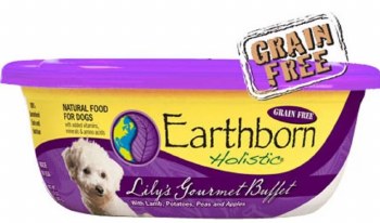 Earthborn Holistic Tubs Lilys Gourmet Buffet Grain Free Natural Wet Dog Food 8oz