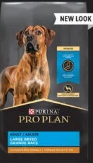 Purina Pro Plan Large Breed Adult Formula Chicken and Rice Recipe 34lb