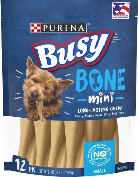 Purina Busy Bone Mini Pouch Dog Treat, 21oz