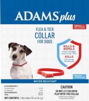 Adams Plus Flea Collar for Dogs, Small