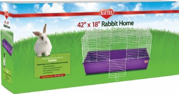 Kaytee Rabbit Home, Purple, 42 inch x 18 inch