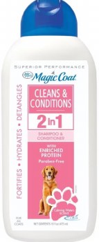 Four Paws Magic Coat 2 in 1 Protein Shampoo and Conditioner for Dogs 16oz