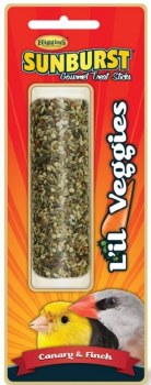 Higgins Sunburst Gourmet Lil Veggies Bird Treat Stick 3oz