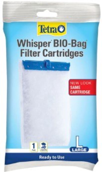 Tetra Whisper Assembled Bio-Bag Filter Cartridge, Large, 1 pack