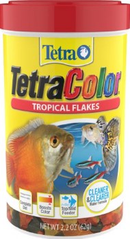 Tetra Color Tropical Flakes Fish Food 2.20oz