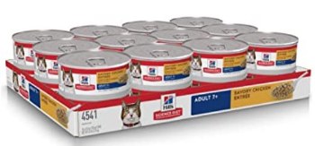 Hills Science Diet Mature 7yr with Chicken Recipe Canned Wet Cat Food case of 24, 5.5oz Cans