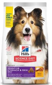 Hills Science Diet Adult Sensitive Stomach and Skin Formula Chicken Recipe Dry Dog Food 15.5lb