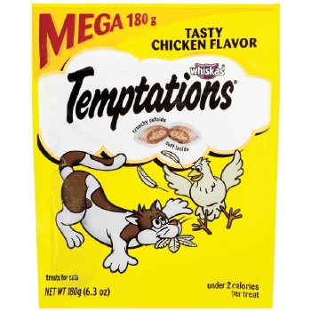 Whiskas Temptations Tasty Chicken Flavor, Cat Treats, 6.3oz