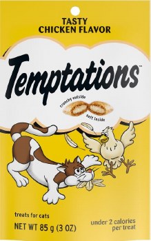 Whiskas Temptations Tasty Chicken Flavor, Cat Treats, 3oz